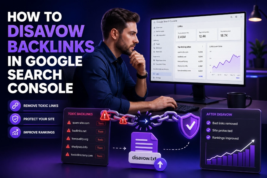 How to Disavow Backlinks in Google Search Console : A Step-by-Step Guide