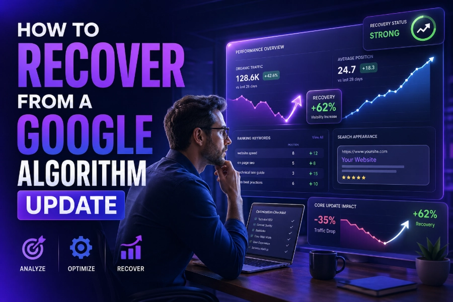 how to recover from a google algorithm update