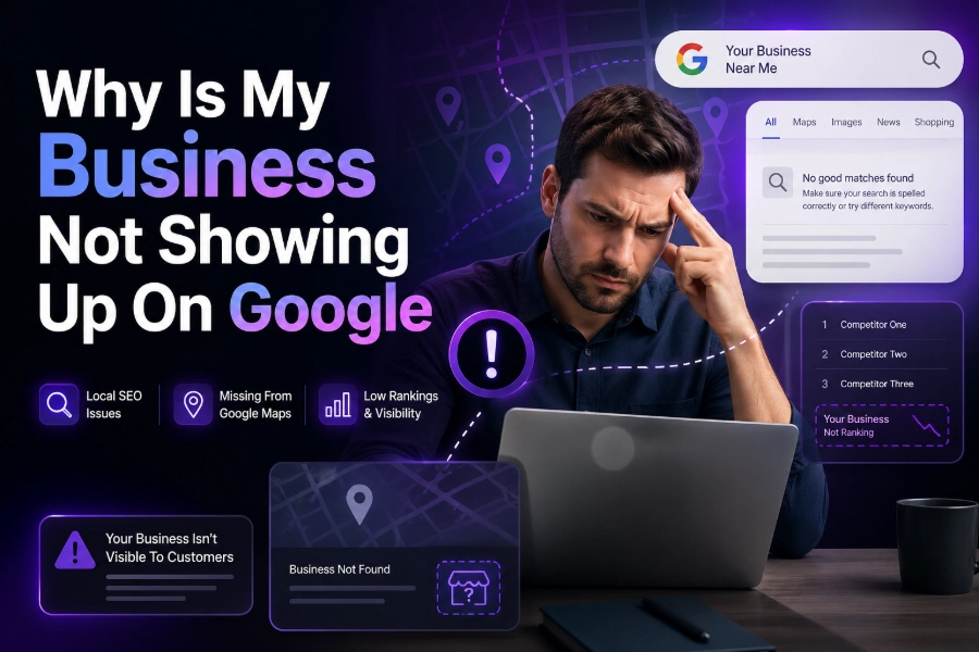 Why Is My Business Not Showing Up on Google? Common Issues and Fixes