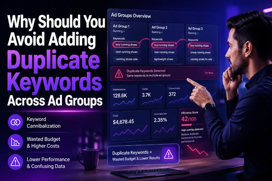 Why Should You Avoid Adding Duplicate Keywords Across Ad Groups