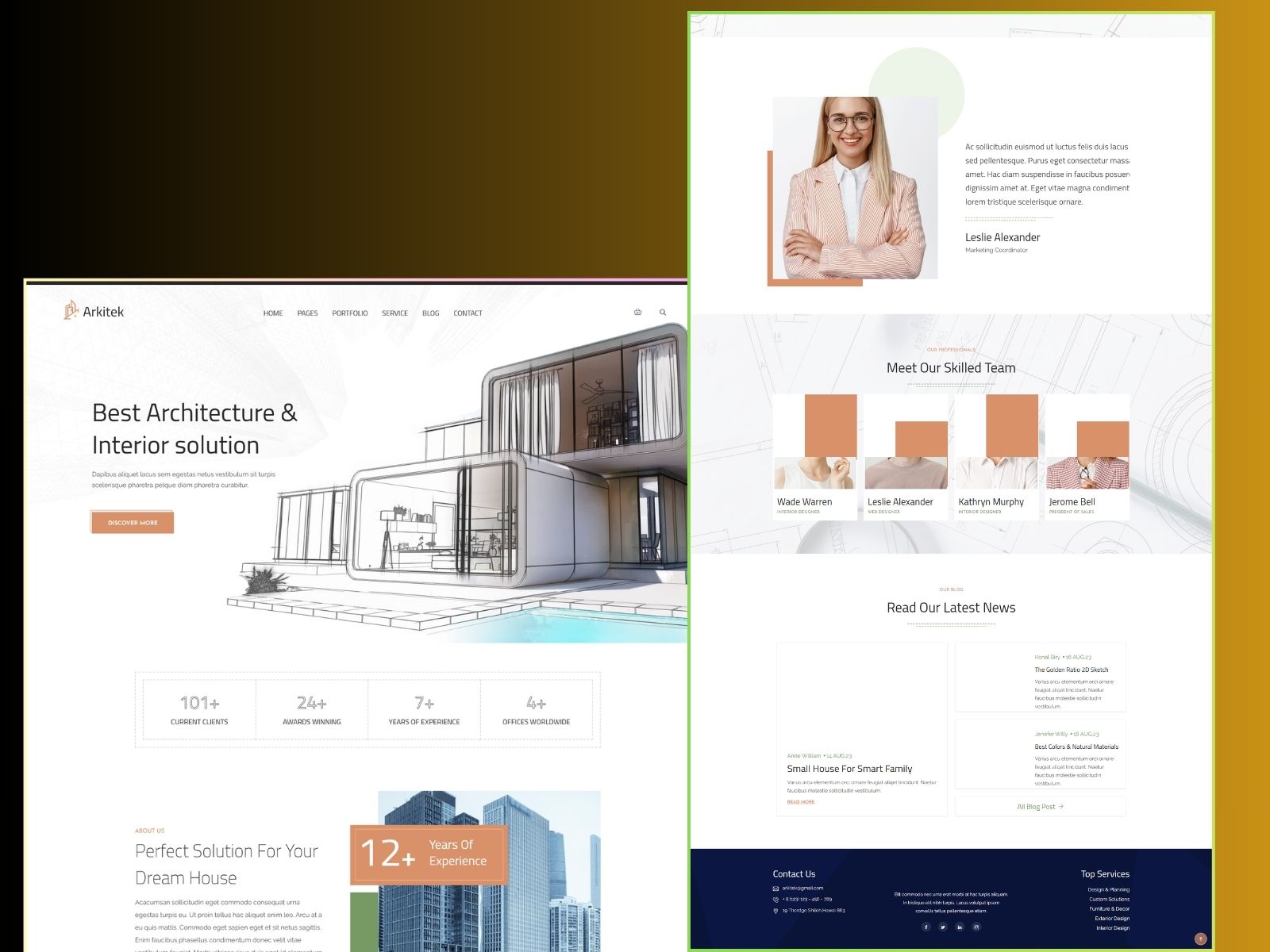 Arkitek – Architecture & Interior Next Js Template