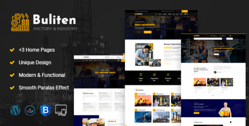 Buliten – Factory & Industry WordPress Theme