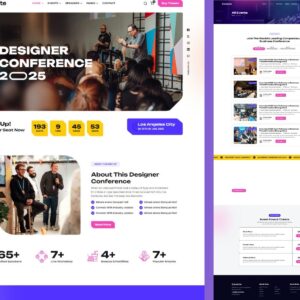 Evente – Modern Event & Conference React NextJS Template