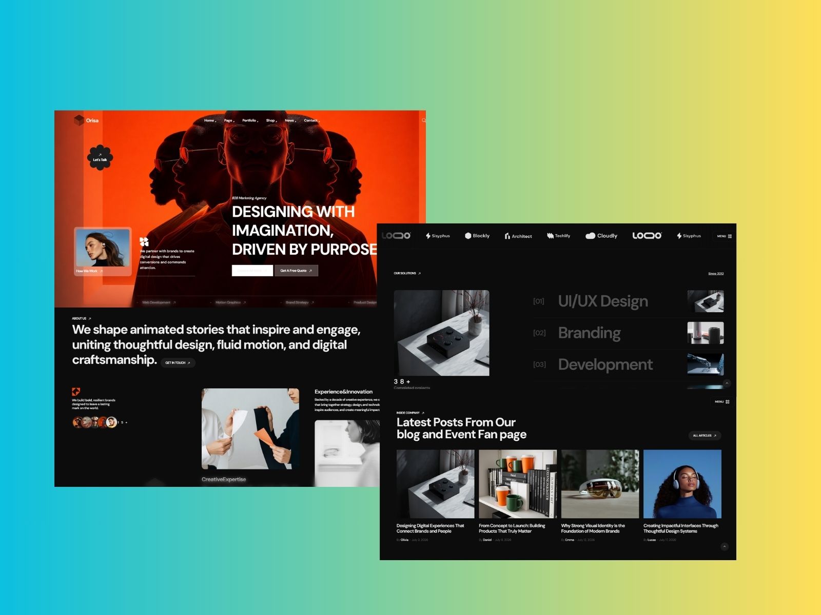 Orisa – Creative Agency & Portfolio NextJS Template