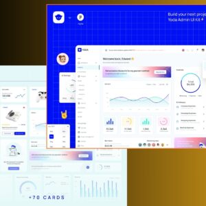 Yoda – Admin Dashboard & UI Kit + Charts Kit Figma Template