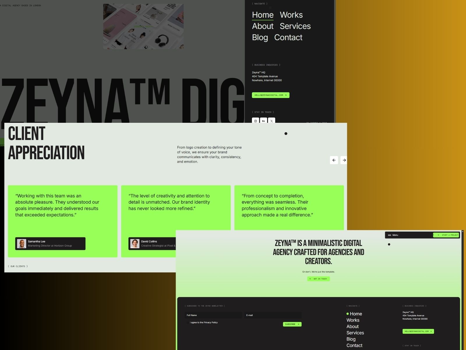 Zeyna – Multi-Purpose Creative WordPress Theme